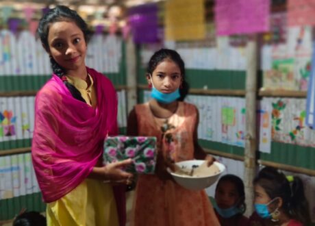 RCUK-learning centre in camp