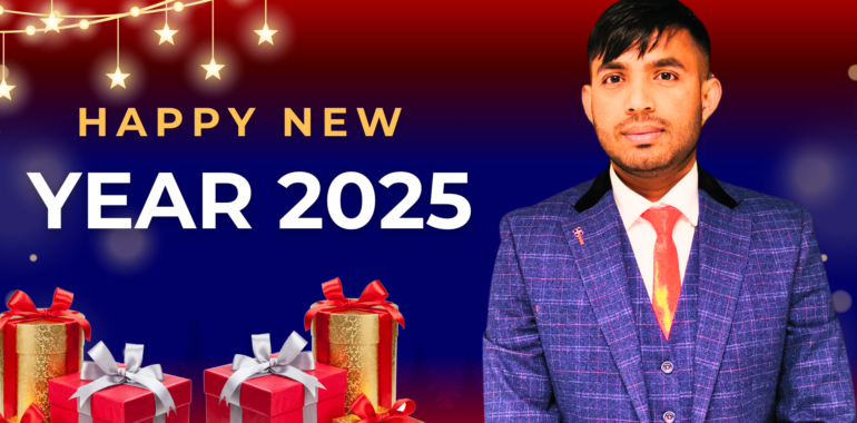 Happy New Year 2025 Message from Mohammed Amin, CEO of RCUK