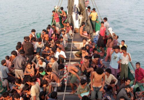 RCUK - Rohingya on Boat in Malaysia