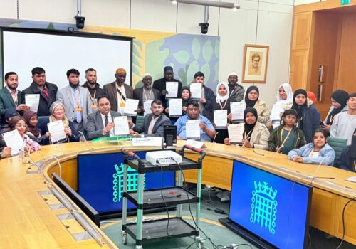 RCUK global partnerships and diplomacy for Rohingya dignity and unity.