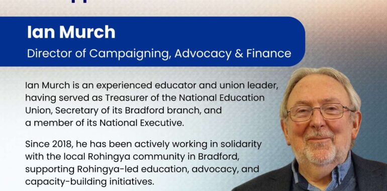 Official Announcement: RCUK appoints Ian Murch to lead Finance, Advocacy & Campaigning