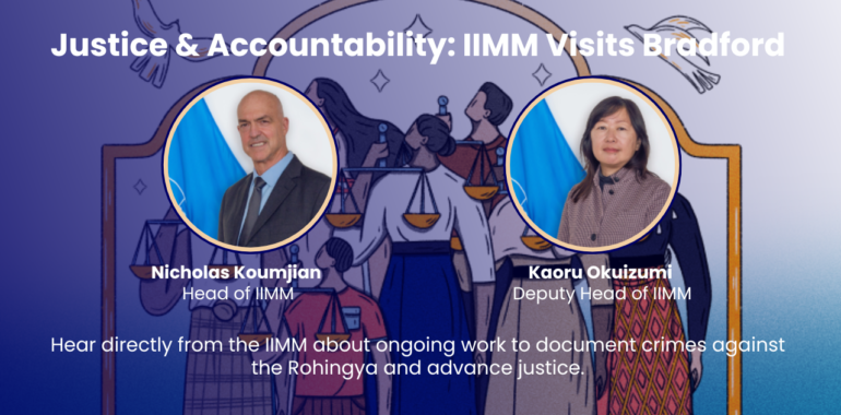 IIMM Head to Visit Bradford Rohingya Community for Justice and Accountability Dialogue