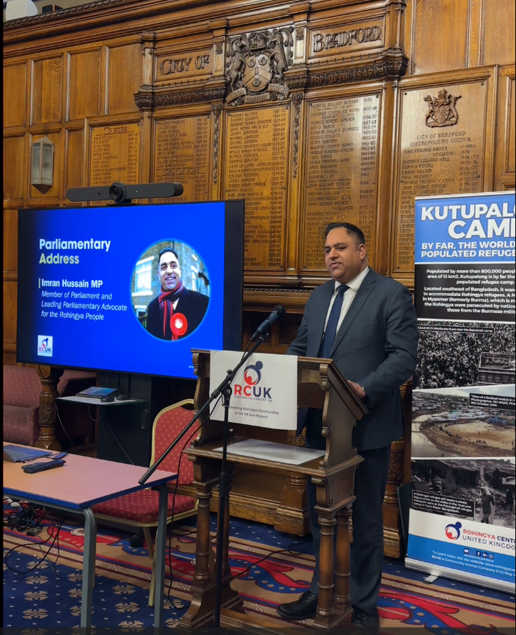 Imran Hussain MP addressing participants at the Justice & Accountability Dialogue hosted by RCUK.